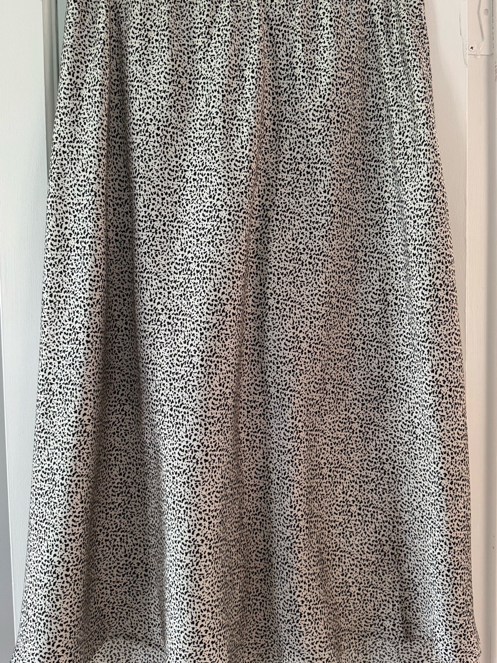 Sienna Sky Black and White Speckled Midi Skirt